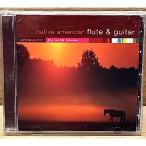 Native American Flute & Guitar CD The World Traveler Lifescapes Meditation